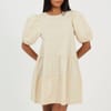 Crew Neck Short Sleeve Mini Dress