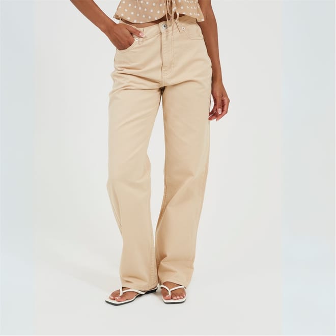 Five Pocket Straight Leg Jeans