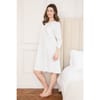 Womens Classic 100 Percent  Organic Jersey Cotton Long Sleeve Nightdress