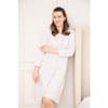 Womens Classic 100 Percent  Organic Jersey Cotton Long Sleeve Nightdress