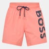 Octopus Swim Shorts With Bold  Branding