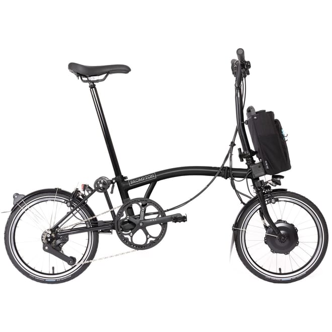 Electric C Line 4 Speed   Mid Handlebar   Folding Bike