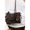 Black Patent Handheld Shoulder Bag