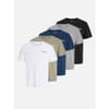 Mens 5 Pack Short Sleeve T-Shirt