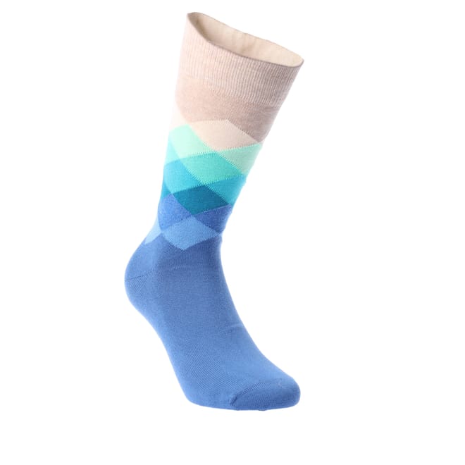 Faded Diamond Socks