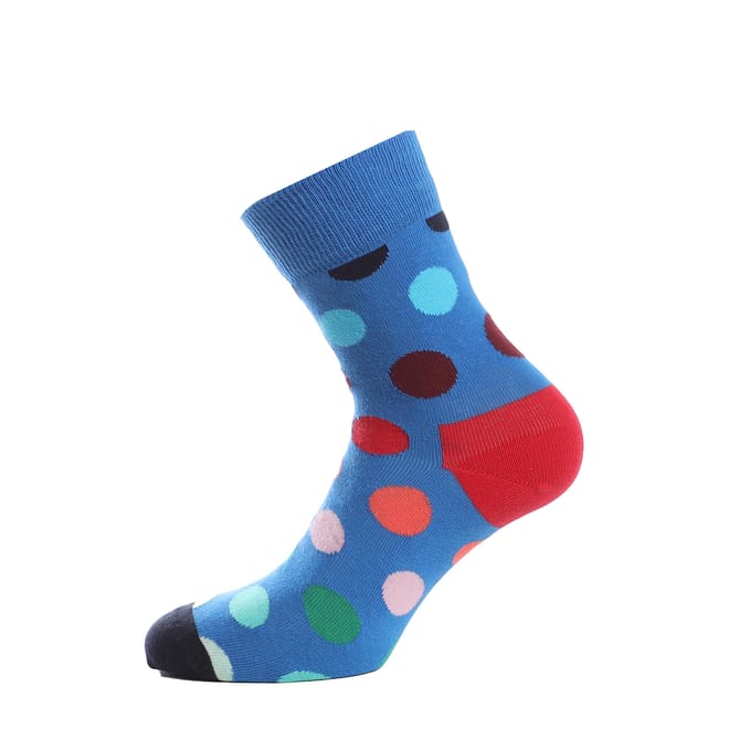 Faded Dot 1/2 Crew Socks