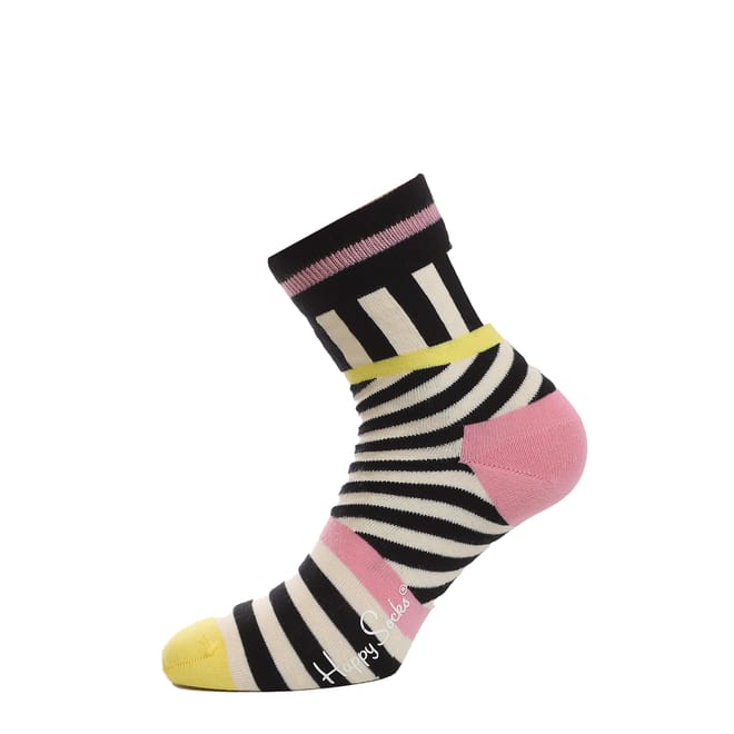 Striped Stripes 1/2 Crew Socks