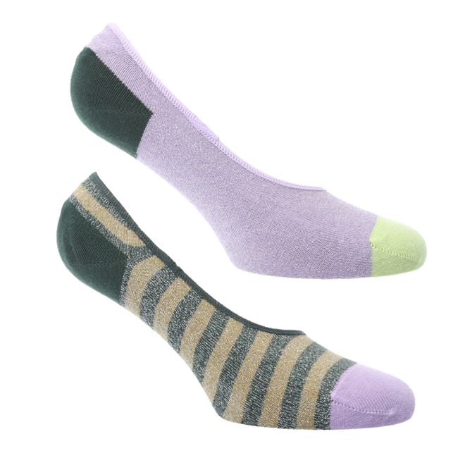2 Pack of Claudia Invisible Socks