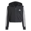 Essentials Girls 3 Stripes Zip Track Top Hoodie