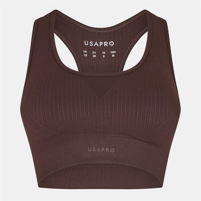 Seamless Crop Sports Bra