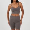 Womens Strappy Vest  And  Shorts Lounge Set