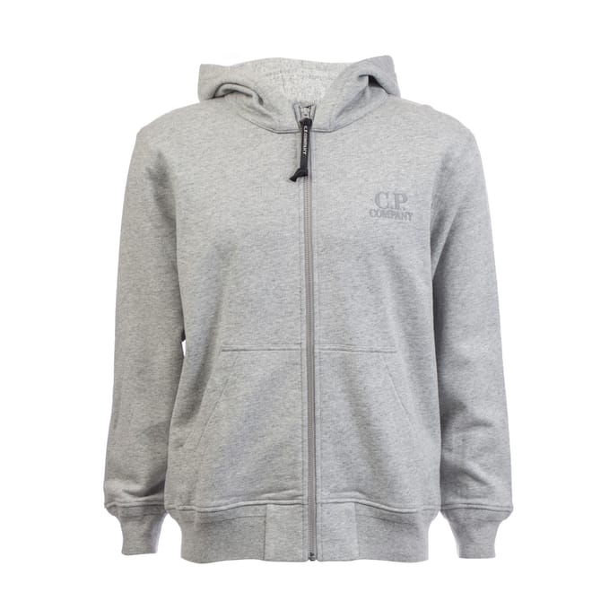 Diagonal Raised Fleece Hoodie
