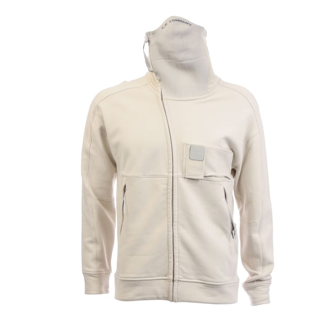 Diagonal Raised Fleece Hoodie