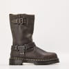 Anistone Tall Leather Biker Boots