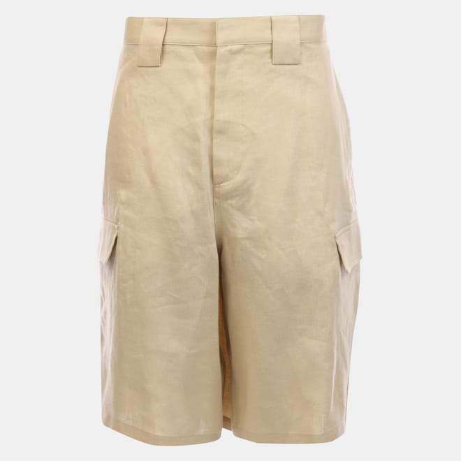 Linen Cargo Shorts