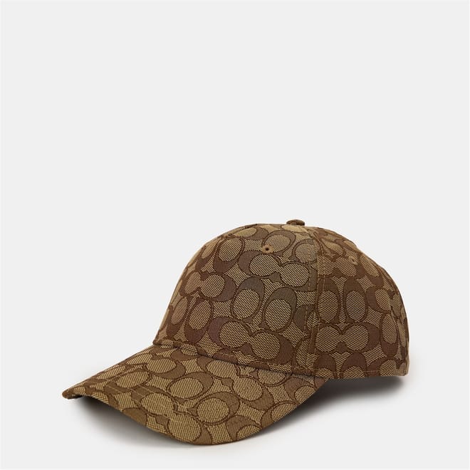 Signature C Jacquard Baseball Cap