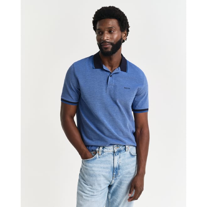 4-Colour Oxford Piqué Polo Shirt