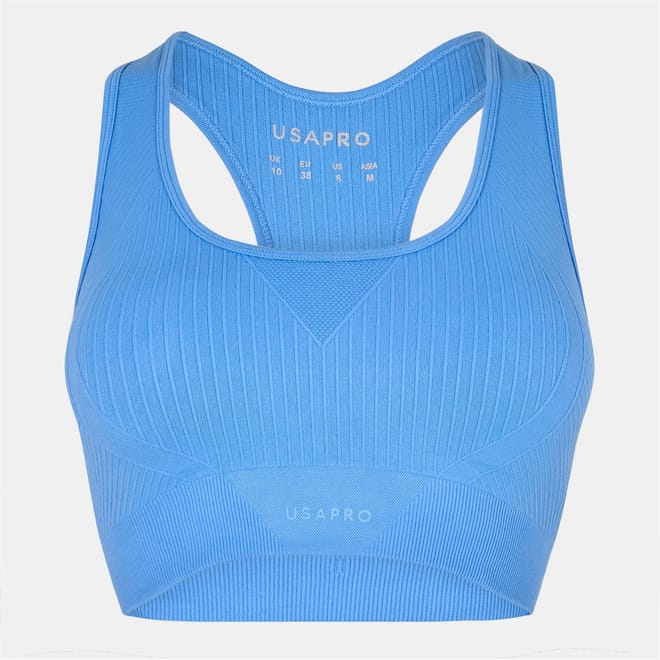 Seamless Crop Sports Bra