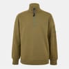 Mens Lens Quarter Zip Fleece Top