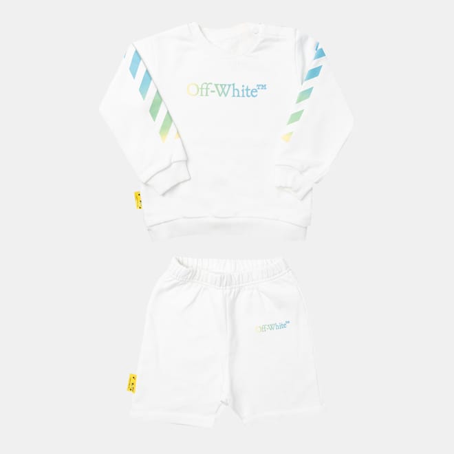 Infants Rainbow Arrow Sweat Set