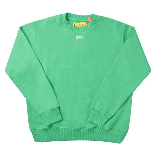 Juniors Off Stamp Plain Crewneck Sweatshirt