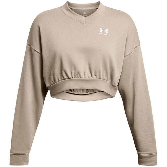 Rival Terry Crew Cropped Sweatshirt