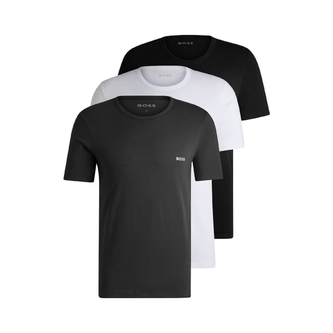 3 Pack of Logo Embroidered T-Shirts