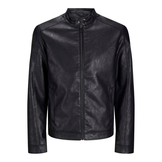Mens Pu Jacket Plus Size