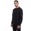 Diagonal Raised Fleece Lens Crewneck Sweatshirt