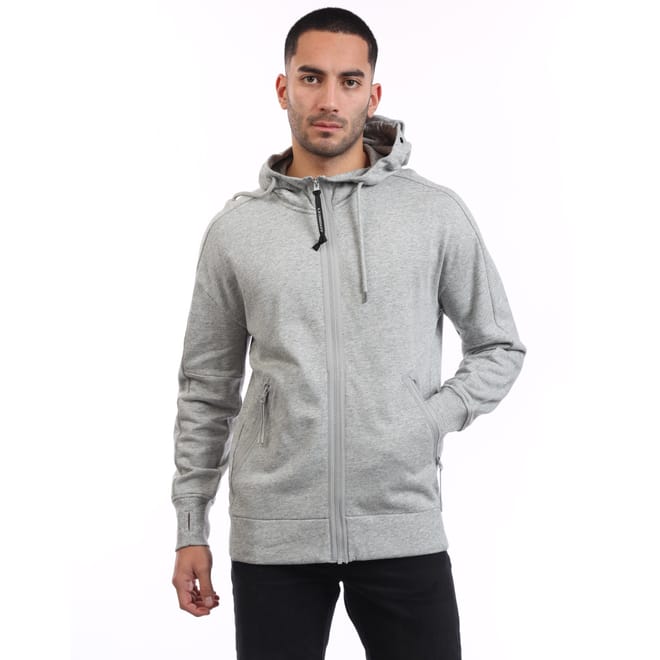 Diagonal Raised Fleece Goggle Hoodie