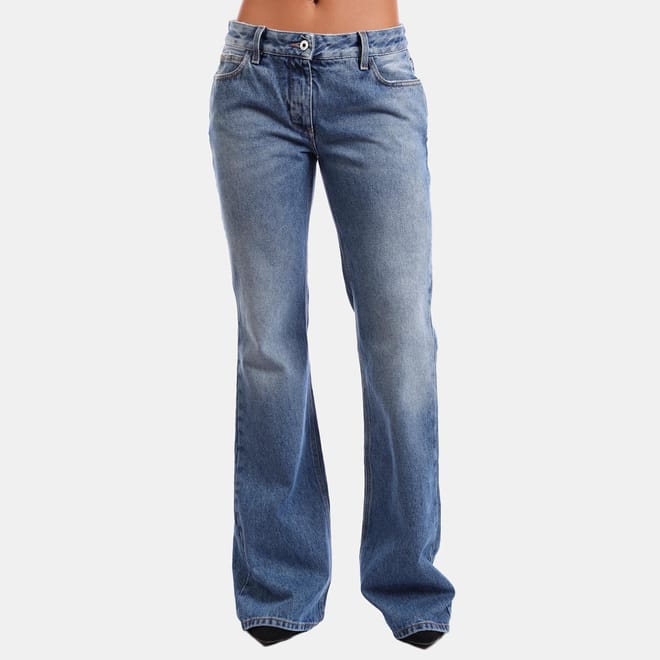 Slim-Fit Flared Jeans