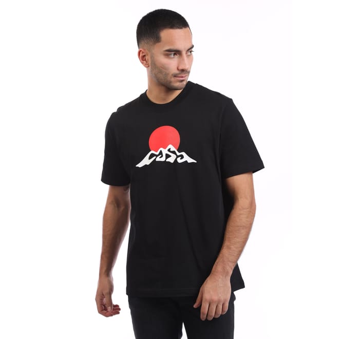 Montagne White Snow Printed T-Shirt