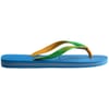 Womens Hav. Brasil Mix Leaf Green Marine B Flip Flops