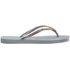 Womens Hav. Square Glitter Ice Grey 39 40 Flip Flops
