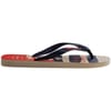 Mens Hav. Top Nautical Navy Blue White N Flip Flops