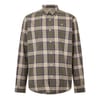 Poplin Check Shirt Dark Denim yd