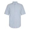 Striped Short Sleeve Shirt Dark Den
