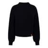 Wool Blend Crew Sweater Black