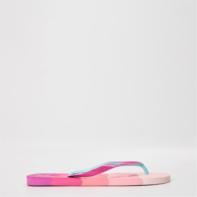 Mens Hav. Top Logomania Multicolor Gradi Flip Flops