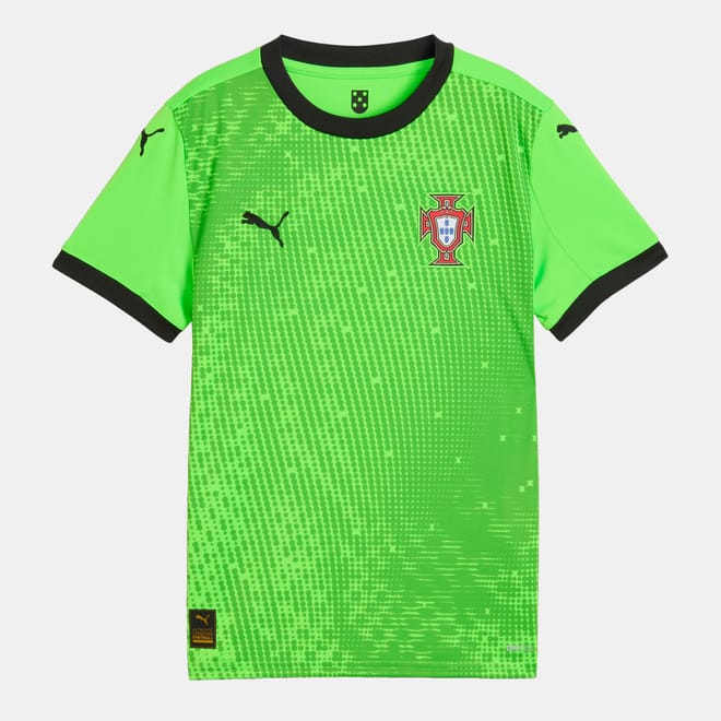 Junior Portugal Short Sleeve Goalkeeper Jersey