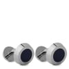 Mens Simony Polished Silver Tone Cufflinks