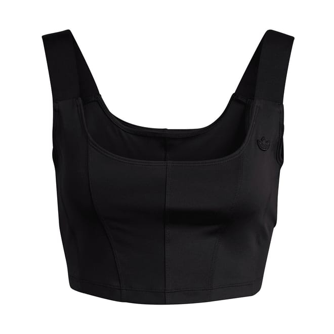 Cropped Square Neck Slim Fit Tank