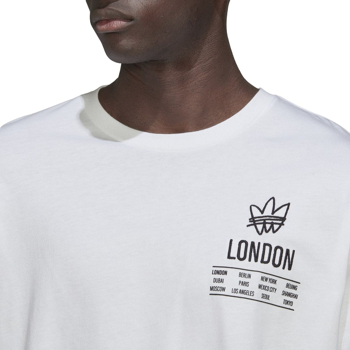 White adidas Originals Mens Premium London T Shirt Get The Label