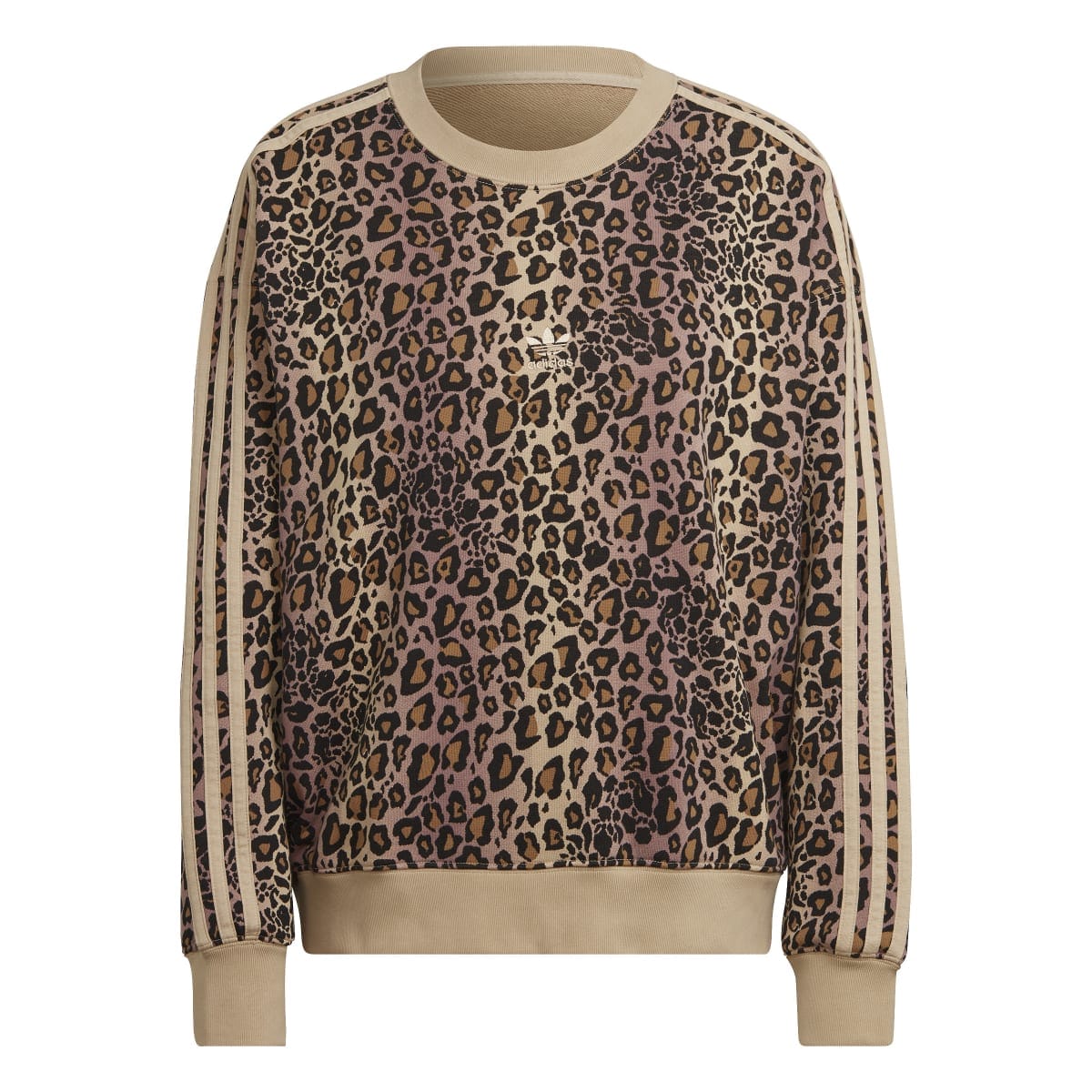 Adidas leopard print sweatshirt on sale