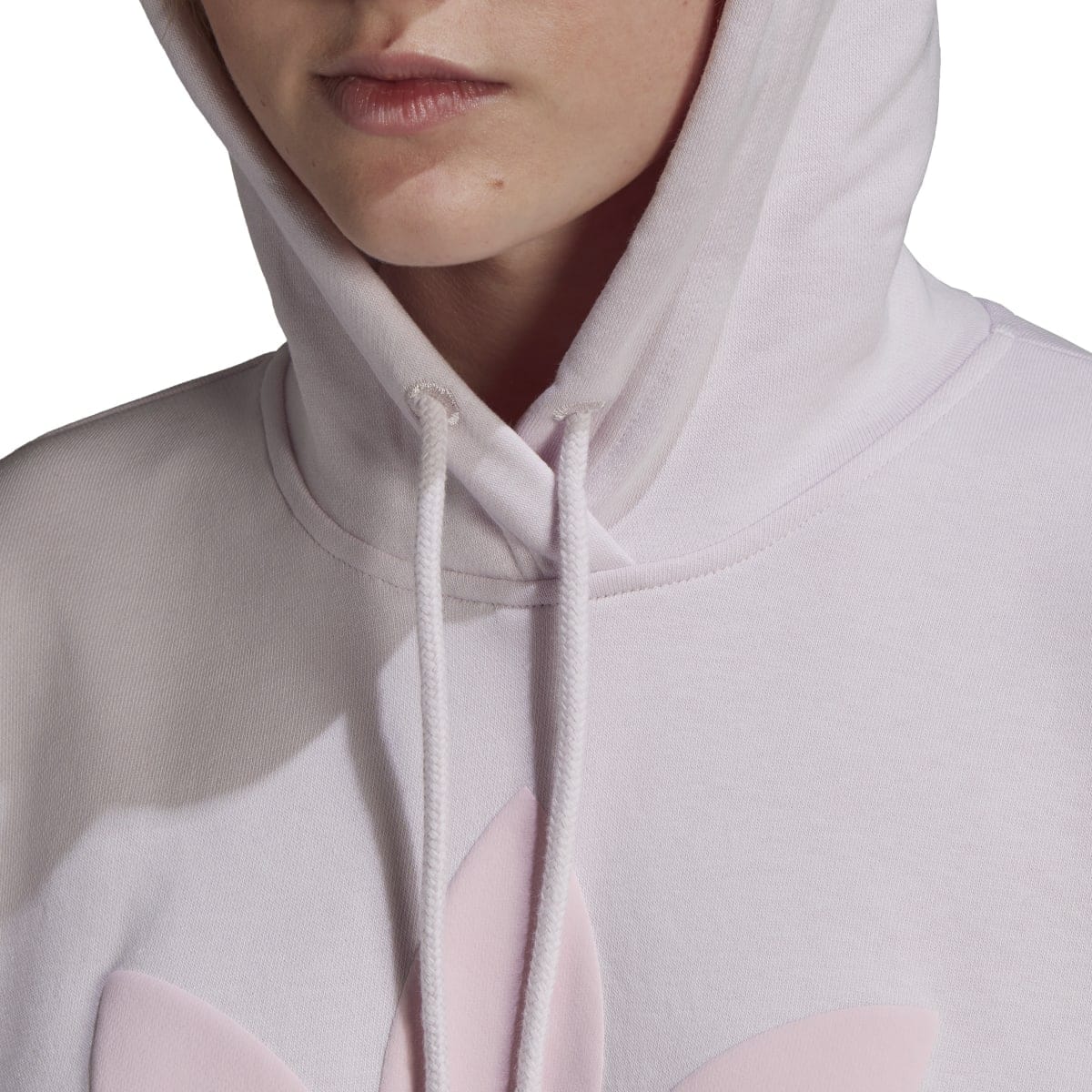 Pink cropped adidas hoodie online