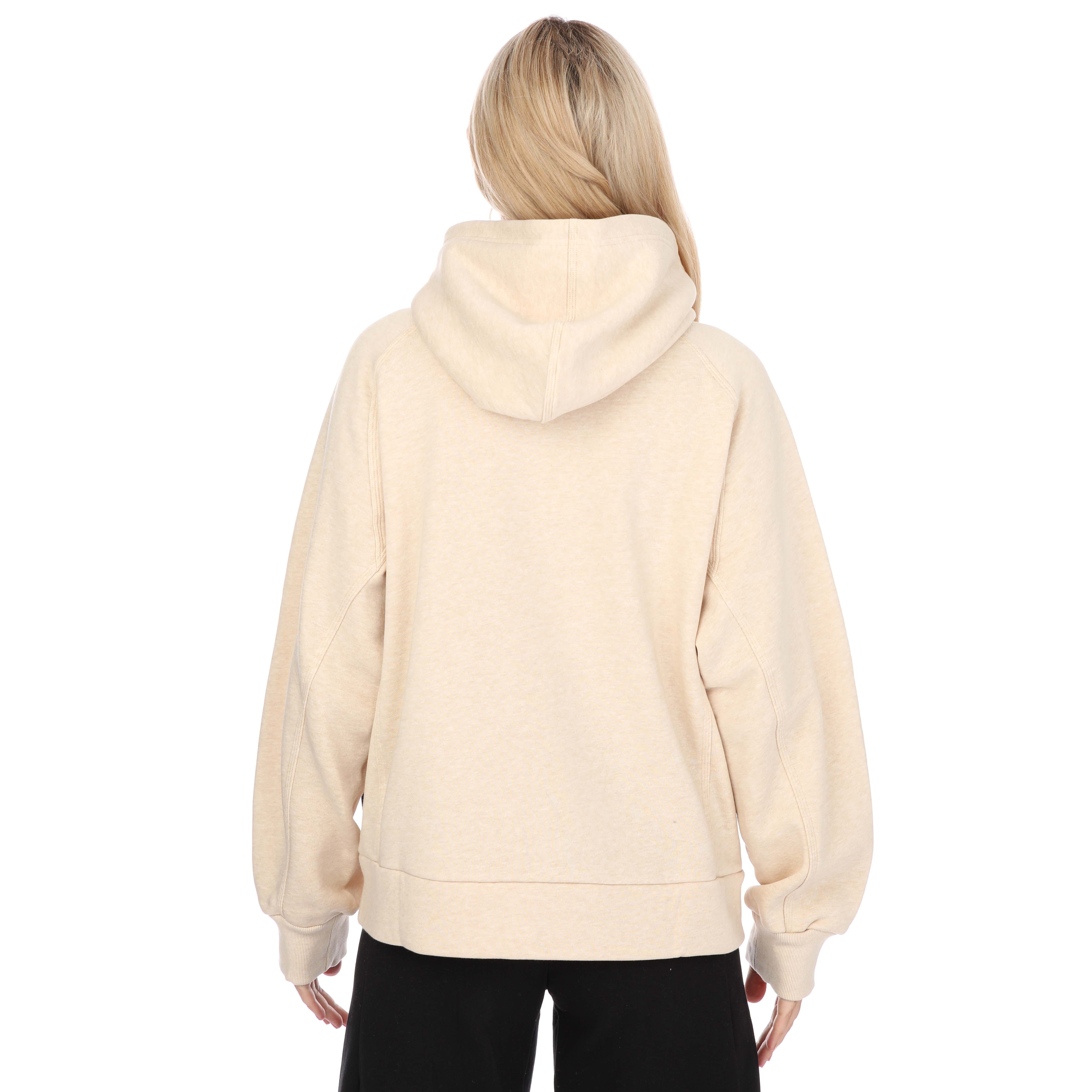 Beige adidas Studio Lounge Fleece Full Zip Hoodie Get The Label