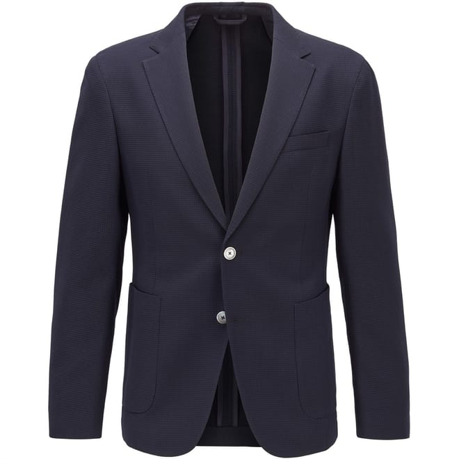 Notched Neck Regular Fit Blazer Jacket