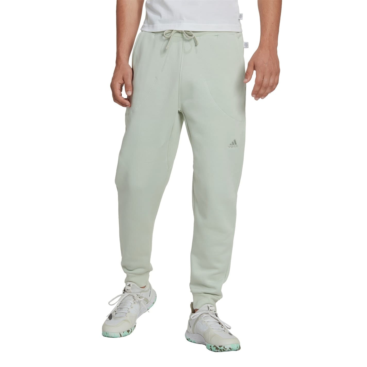 Adidas fleece jogging bottoms online