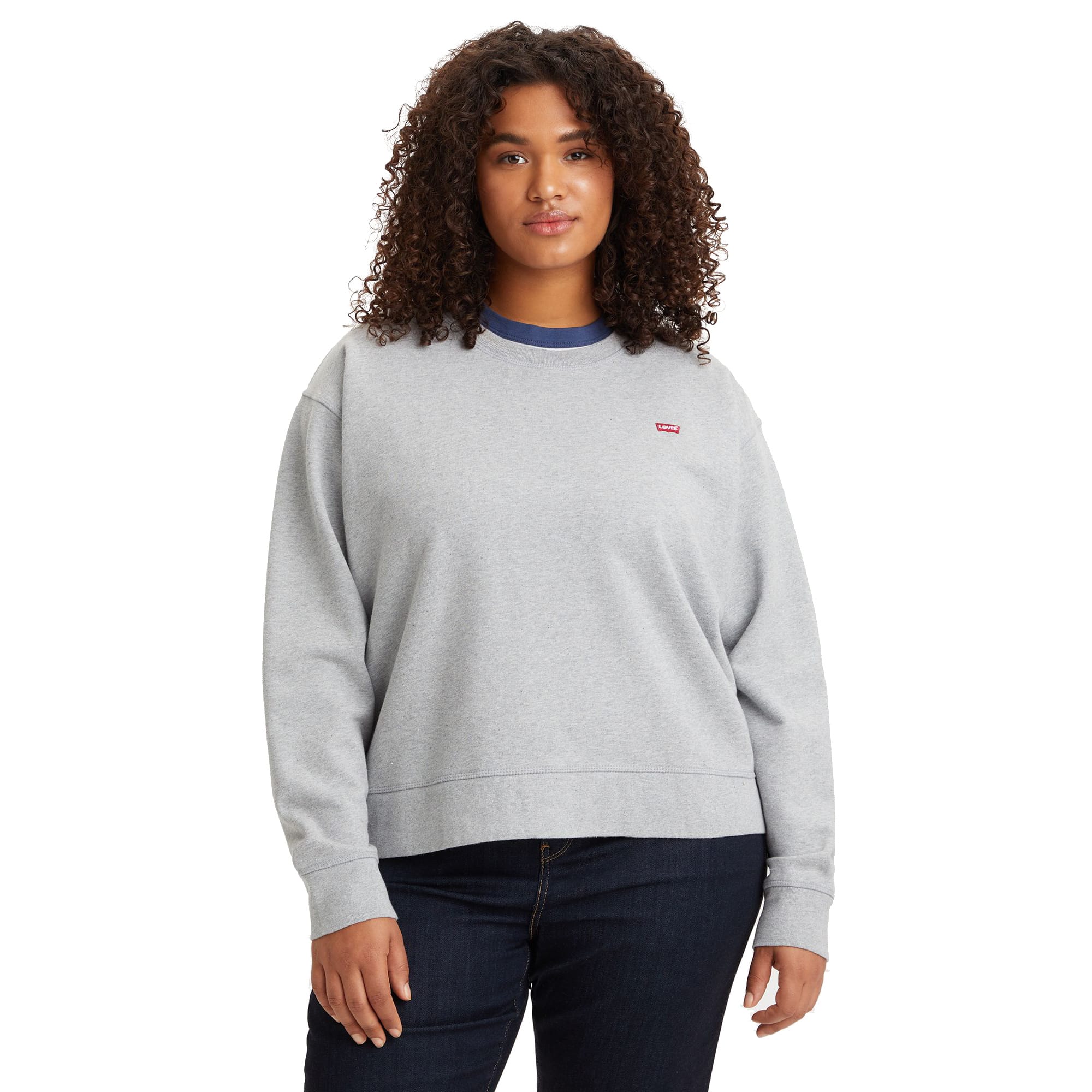 Levi's grey women's sweatshirt best sale