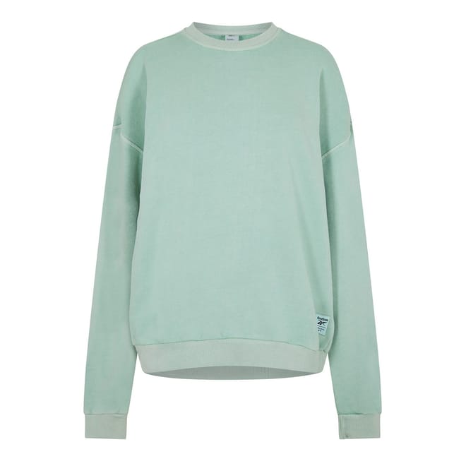 Crew Neck Relaxed Fit Long Sleeve Sweatshirt